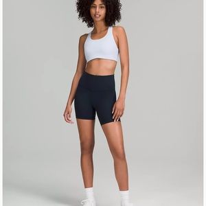 Black Wunder Train High-Rise Biker shorts 6”